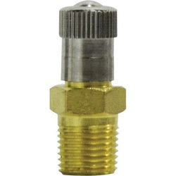 46620 Spring Core Tank Valve, 1/8 in Nominal, MNPT, 300 psi Pressure, Brass Body