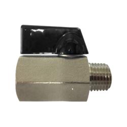 46931SS Miniature Ball Valve, 1/4 in Nominal, MPT x FPT, 400 psi Pressure