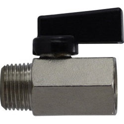 46932 Mini Ball Valve, 3/8 in Nominal, FPT x MPT, 450 psi Pressure, 32 to 176 deg F