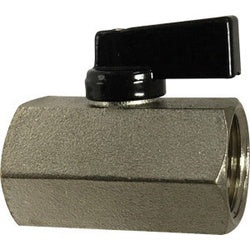 46936 Mini Ball Valve, 3/8 in Nominal, FPT x FPT, 450 psi Pressure, 32 to 176 deg F