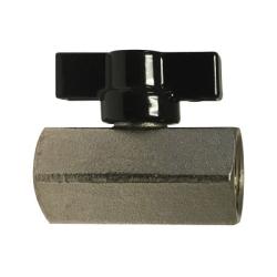 46936LT Mini Ball Valve, 3/8 in Nominal, FNPT x FNPT, 450 psi Pressure, 32 to 176 deg F