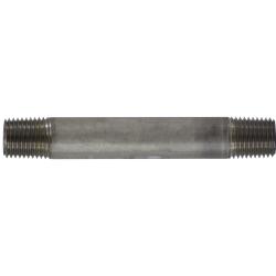 48029 Welded Pipe Nipple, 1/4 in MPT x 1/4 in MPT, 5-1/2 in L, Stainless Steel, SCH 40 Schedule