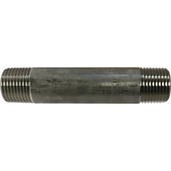 48047 Welded Pipe Nipple, 3/8 in MPT x 3/8 in MPT, 4-1/2 in L, Stainless Steel, SCH 40 Schedule
