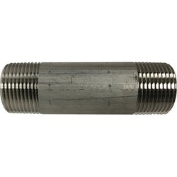 48100 Pipe Nipple, 1 in 1 in, 1-1/2 in L, Stainless Steel, SCH 40 Schedule