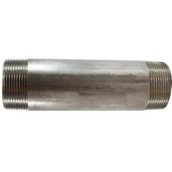 48148 Welded Pipe Nipple, 1-1/2 in MPT x 1-1/2 in MPT, 5-1/2 in L, Stainless Steel