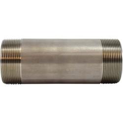 48180 Welded Pipe Nipple, 2-1/2 in MPT x 2-1/2 in MPT, 2-1/2 in L, Stainless Steel