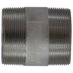 48202 Welded Pipe Nipple, 3 in MPT x 3 in MPT, 3-1/2 in L, Stainless Steel, SCH 40 Schedule