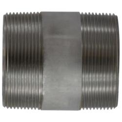 48204 Welded Pipe Nipple, 3 in MPT x 3 in MPT, 4-1/2 in L, Stainless Steel, SCH 40 Schedule