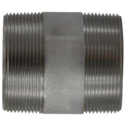 48211 Welded Pipe Nipple, 3 in MPT x 3 in MPT, 10 in L, Stainless Steel, SCH 40 Schedule