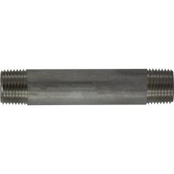 49064 Welded Pipe Nipple, 1/2 in MPT x 1/2 in MPT, 3 in L, Stainless Steel, SCH 40 Schedule