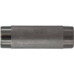 49146 Welded Pipe Nipple, 1-1/2 in MPT x 1-1/2 in MPT, 4-1/2 in L, Stainless Steel