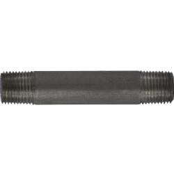 51001 Seamless Pipe Nipple, 1/8 in MPT x 1/8 in MPT, Close L, Stainless Steel, SCH 80 Schedule