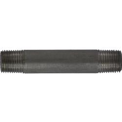 51004 Seamless Pipe Nipple, 1/8 in MPT x 1/8 in MPT, 2-1/2 in L, Stainless Steel, SCH 80 Schedule
