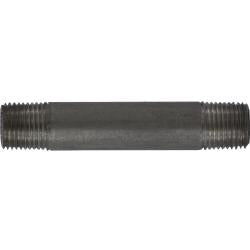 51008 Seamless Pipe Nipple, 1/8 in MPT x 1/8 in MPT, 4-1/2 in L, Stainless Steel, SCH 80 Schedule