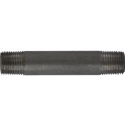 51010 Seamless Pipe Nipple, 1/8 in MPT x 1/8 in MPT, 5-1/2 in L, Stainless Steel, SCH 80 Schedule