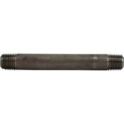 51021 Seamless Pipe Nipple, 1/4 in MPT x 1/4 in MPT, 1-1/2 in L, Stainless Steel, SCH 80 Schedule