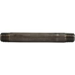 51025 Seamless Pipe Nipple, 1/4 in MPT x 1/4 in MPT, 3-1/2 in L, Stainless Steel, SCH 80 Schedule