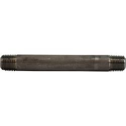 51027 Seamless Pipe Nipple, 1/4 in MPT x 1/4 in MPT, 4-1/2 in L, Stainless Steel, SCH 80 Schedule