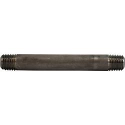 51030 Seamless Pipe Nipple, 1/4 in MPT x 1/4 in MPT, 6 in L, Stainless Steel, SCH 80 Schedule