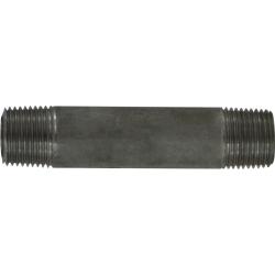 51043 Seamless Pipe Nipple, 3/8 in MPT x 3/8 in MPT, 2-1/2 in L, Stainless Steel, SCH 80 Schedule