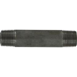 51047 Seamless Pipe Nipple, 3/8 in MPT x 3/8 in MPT, 4-1/2 in L, Stainless Steel, SCH 80 Schedule