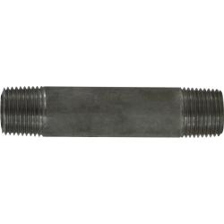 51048 Seamless Pipe Nipple, 3/8 in MPT x 3/8 in MPT, 5 in L, Stainless Steel, SCH 80 Schedule