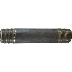 51061 Seamless Pipe Nipple, 1/2 in MPT x 1/2 in MPT, 1-1/2 in L, Stainless Steel, SCH 80 Schedule