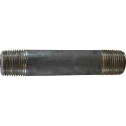 51062 Seamless Pipe Nipple, 1/2 in MPT x 1/2 in MPT, 2 in L, Stainless Steel, SCH 80 Schedule