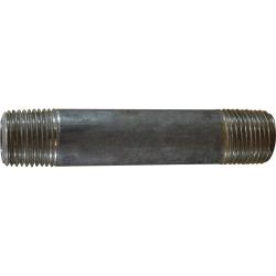 51064 Seamless Pipe Nipple, 1/2 in MPT x 1/2 in MPT, 3 in L, Stainless Steel, SCH 80 Schedule