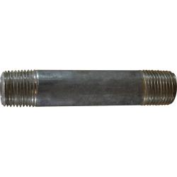 51066 Seamless Pipe Nipple, 1/2 in MPT x 1/2 in MPT, 4 in L, Stainless Steel, SCH 80 Schedule
