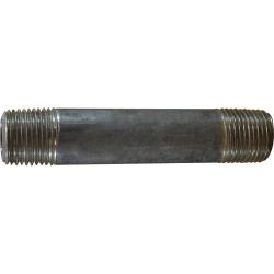51068 Seamless Pipe Nipple, 1/2 in MPT x 1/2 in MPT, 5 in L, Stainless Steel, SCH 80 Schedule