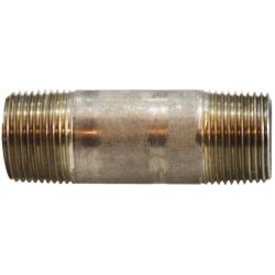 51088 Seamless Pipe Nipple, 3/4 in MPT x 3/4 in MPT, 5 in L, Stainless Steel, SCH 80 Schedule