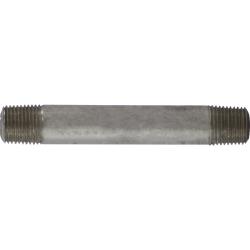 52006 Seamless Pipe Nipple, 1/8 in MPT x 1/8 in MPT, 3-1/2 in L, Stainless Steel, SCH 80 Schedule