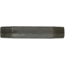 52044 Seamless Pipe Nipple, 3/8 in MPT x 3/8 in MPT, 3 in L, Stainless Steel, SCH 80 Schedule