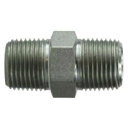 5404124 Hex Pipe Nipple, 3/4-in Male NPTF x 1/4-in Male NPTF, Steel