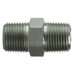 5404128 Hex Nipple, 3/4 in MPT x 1/2 in MPT, Steel