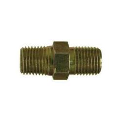 5404166 Reducing Hex Pipe Nipple, 1 in MPT x 3/8 in MPT, Steel