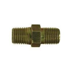 5404168 Hex Nipple, 1 in MPT x 1/2 in MPT, Steel