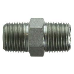 540432 Hex Nipple, 2 in MPT x 2 in MPT, Steel