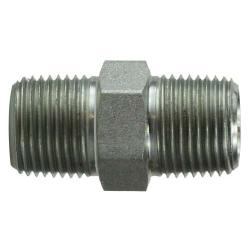 540464 Hex Nipple, 3/8 in MPT x 1/4 in MPT, Steel