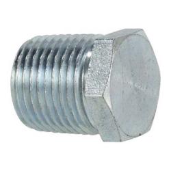 5406P2 Hex Head Plug, 1/8 in MPT, Steel