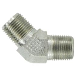 550166 45 deg Elbow, 3/8 in MPT x 3/8 in MPT, Steel