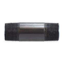 55061 Pipe Nipple, 1/2 in MPT x 1/2 in MPT, 1-1/2 in L, PVC, Dark Gray, SCH 80 Schedule