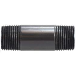 55117 Pipe Nipple, 1 in MPT x 1 in MPT, 36 in L, PVC, Dark Gray, SCH 80 Schedule
