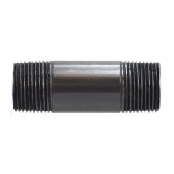 55235 Pipe Nipple, 4 in MPT x 4 in MPT, 12 in L, PVC, Dark Gray, SCH 80 Schedule