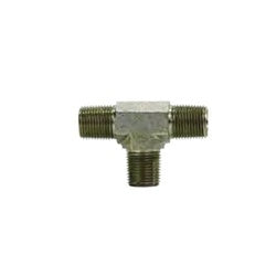 560022 Tee, 1/8 in MPT x 1/8 in MPT x 1/8 in MPT, Steel