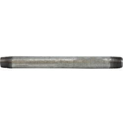 56008 Welded Pipe Nipple, 1/8 in MPT x 1/8 in MPT, 4-1/2 in L, Steel, Galvanized, SCH 40 Schedule