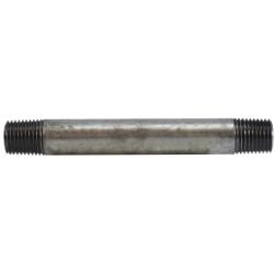 56023 Welded Pipe Nipple, 1/4 in MPT x 1/4 in MPT, 2-1/2 in L, Steel, Galvanized, SCH 40 Schedule