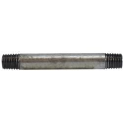 56031 Welded Pipe Nipple, 1/4 in MPT x 1/4 in MPT, 7 in L, Steel, Galvanized, SCH 40 Schedule