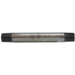 56034 Welded Pipe Nipple, 1/4 in MPT x 1/4 in MPT, 10 in L, Steel, Galvanized, SCH 40 Schedule